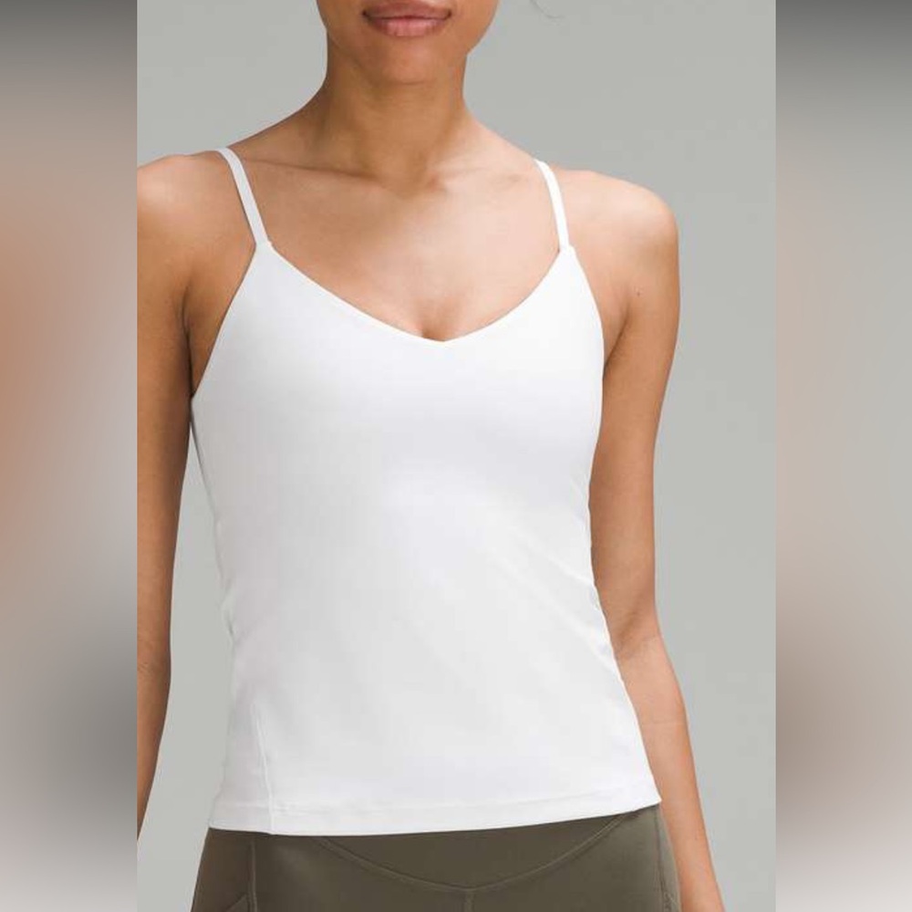 100. 2024 Lululemon Align Waist-Length Cami Tank Top *A/B Cup
White